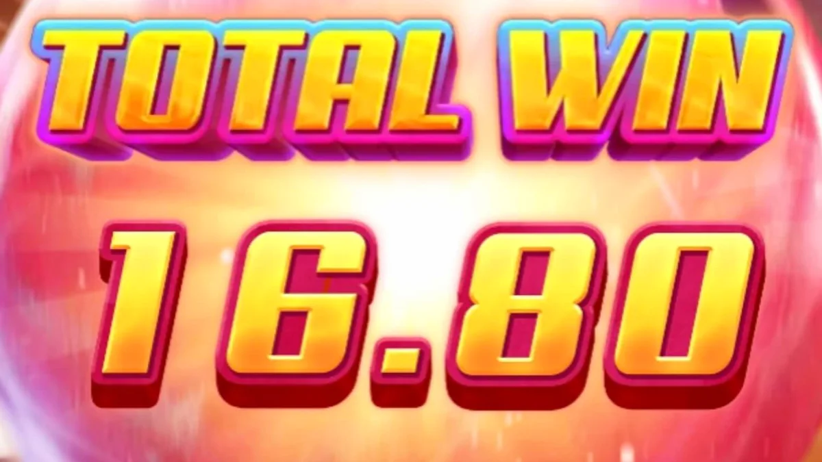 Tampilan visual neon dan simbol bowling pada slot Perfect Strike
